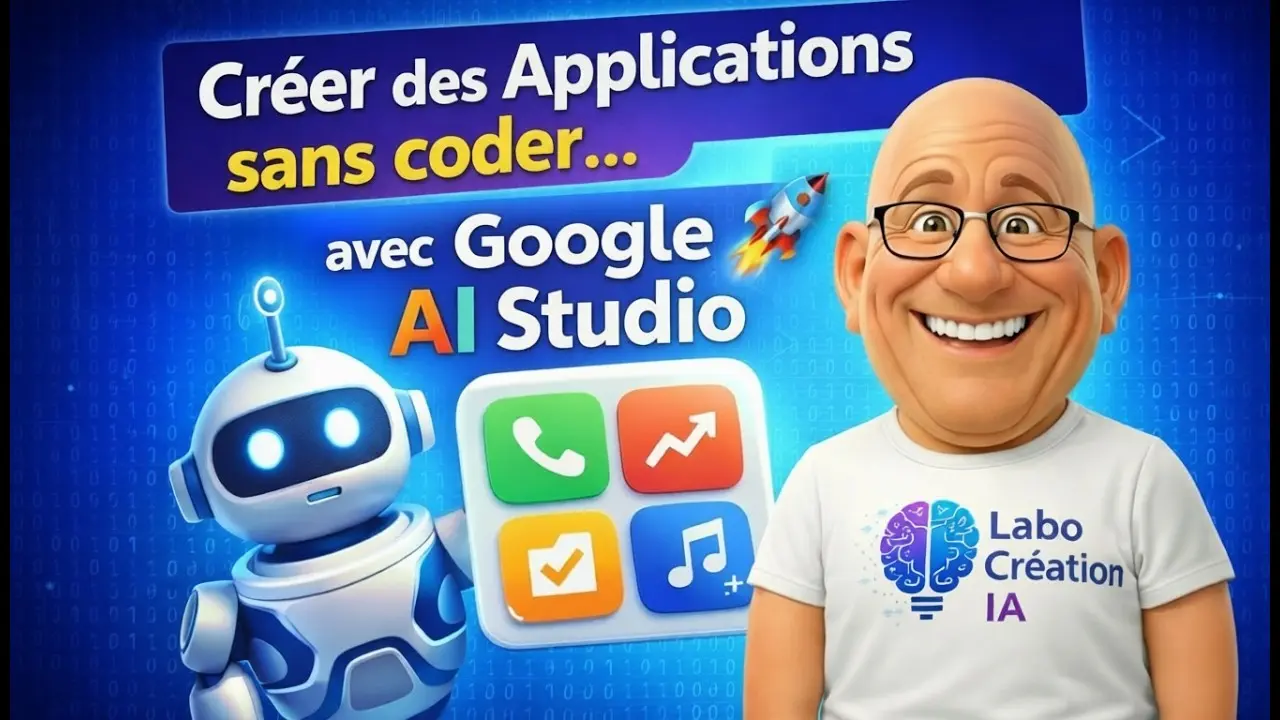 Créer une application sans coder : le guide rapide avec Google AI Studio